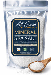 All Goods Products Baja Mineral front pouch showing product and branding benefits