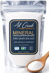 All Goods front pouch showing package and clear resealable benefit
