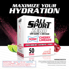 All Sport single stick packet close-up, portable stick for on-the-go hydration