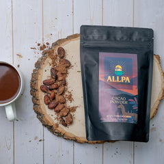 ALLPA Earthly Fresh close-up of powder texture highlighting fine grind and flavor