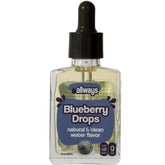 Allways Drops front packaging showing blueberry flavor and servings benefit