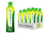 ALO Allure front packaging showing mango mangosteen and aloe imagery, bright appeal