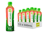ALO bottle front packaging showing watermelon and peach flavor and benefits
