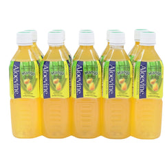 Aloevine front packaging mango aloe showing bottle label and pack benefit