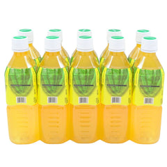 Aloevine served chilled with ice showcasing refreshing mango taste
