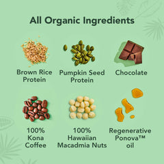 ALOHA Kona Kona coffee beans and macadamias noting local sourcing benefits