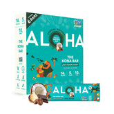 ALOHA Kona front packaging showing limited edition flavor and benefits