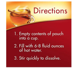 Alpine pouring mix into a mug demonstrating easy preparation and hot beverage comfort