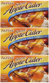 Alpine front packaging showing 1.4oz box and pack of three, clear product identity benefit