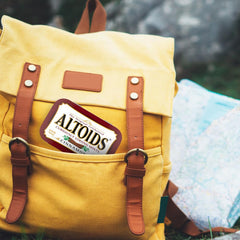 Row of Altoids cinnamon tins in a bulk pack demonstrating multi-tin supply