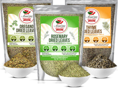 Amazing Chiles & Spices front packaging showing three resealable herb pouches for pantry convenience