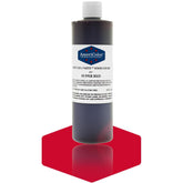AmeriColor Super Red front packaging showing 13.5 oz bottle and flip-top cap for easy control