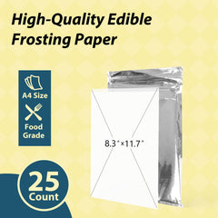 AmeriMade close-up of sheet texture showing smooth printable surface for crisp edible images