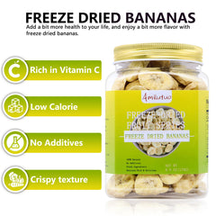 Amilutuo close-up of freeze-dried banana slices highlighting natural flavor