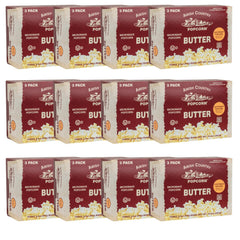 Amish Country Popcorn front packaging showing 36 bags and product name, convenience benefit