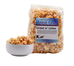 Amish Good close-up of caramel coating highlighting glossy texture and even coverage