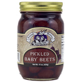 Amish Wedding front jar view showing label and ready-to-serve beets, convenient pantry staple