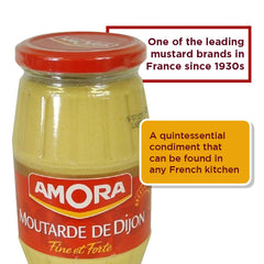 Amora Dijon spoon close-up showing smooth texture and creamy spreadability
