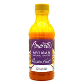 Amoretti front label showing natural passion fruit flavor and benefits