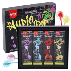 Amos front packaging showing 4-pack gift box and brand for easy gifting