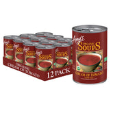 Amy's front packaging showing 12-can pack for pantry convenience
