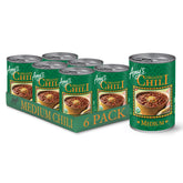 Amy's front packaging showing can and product benefit of organic, ready-to-heat chili