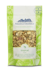 Anahola Granola front packaging showing product and weight for easy identification and shelf appeal