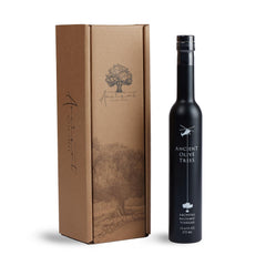 ANCIENT OLIVE TREES front bottle view showing elegant packaging and quality