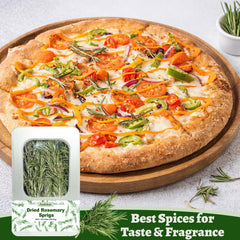 Andekas detail of rosemary texture and color preserving essential oils