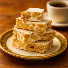 ANDY ANAND roasted Mediterranean almonds embedded in soft nougat texture