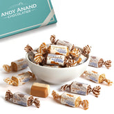 ANDY ANAND CHOCOLATIER front packaging showing benefit of sugar free variety