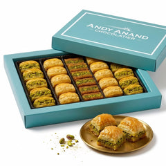 ANDY ANAND CHOCOLATIER front packaging showing the sugar free gift box and premium look