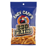 Andy Capp's front packaging showing BBQ fries and brand for quick recognition