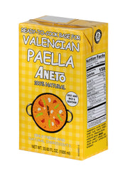 Aneto paella base front packaging showing brand and size for authentic flavor