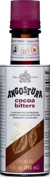 angostura front bottle shot showing rich cocoa aroma and premium design