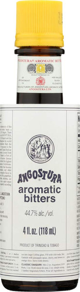 ANGOSTURA front packaging showing bottle and yellow cap for easy bar identification