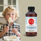 Ann Clark clear vanilla front label showing product and brand benefit