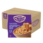 Annie Chun's front packaging showing six-pack convenience and vibrant branding
