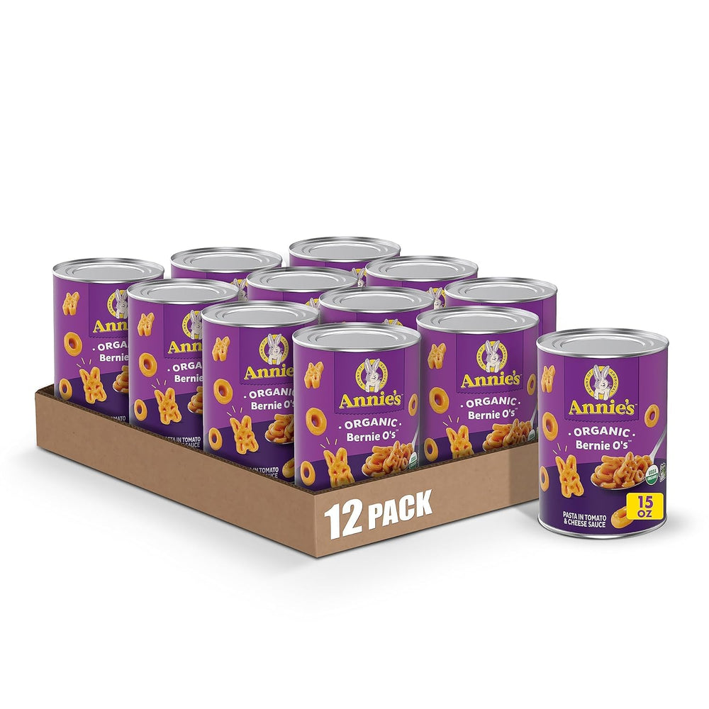 Annie's Bernie O's front packaging showing organic label and kid-friendly design