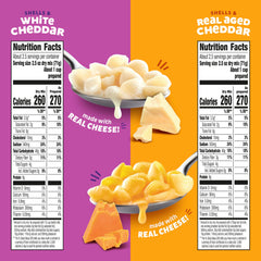 Annie's close-up shells and cheese sauce texture highlighting creamy mouthfeel