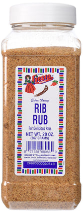 Anogol Bolner's Fiesta jar front label showing size and bold seasoning benefits