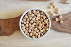 Anthony's oven-roasted chickpeas piled on a plate as a crunchy snack option