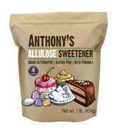 Anthony's allulose front pack showing clean branding and one-pound bag benefit