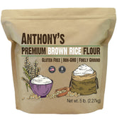 Anthony's front packaging showing 5 lb bag and gluten-free benefit