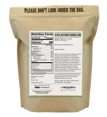 Anthony's close-up of fine corn starch texture highlighting smoothness and easy dissolving