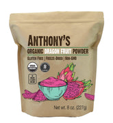 Anthony's front packaging showing organic dragon fruit powder and benefits