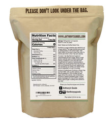 Close-up of Anthony's erythritol fine powder texture for smooth baking results