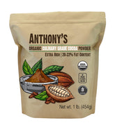 Anthony's front packaging 1 lb showing organic label and product benefit