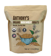 Anthony's front packaging showing 1.5 lb bag and clear ingredient view benefits pantry staple