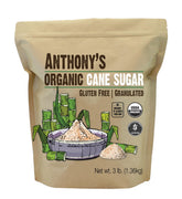 Anthony's front packaging showing 3 lb bag and organic label for pantry organization